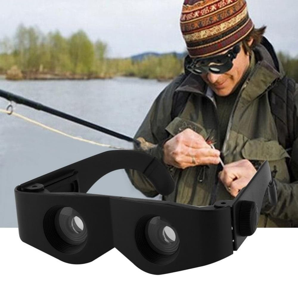 Portable Glasses Style Telescope 400 Magnifier Binoculars