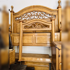 Wooden bed with Mattress and 10 year warranty